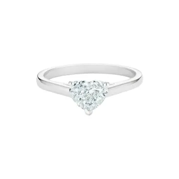 De Beers Platinum Rings Unisex Silver