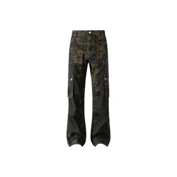 PILOTDRAGON SS25 Jeans Unisex Camouflage Army