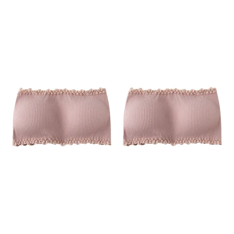 PLANDOO Strapless Bra Women's 2 Pack-0