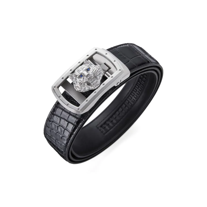 GUSKI Cow Leather Belts Men's 3.5cm-7