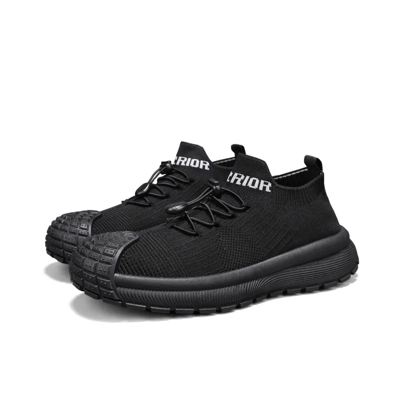 WARRIOR Casual Shoes Men Low Top Black-1