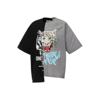 Onitsuka Tiger T Shirt Unisex Black Gray