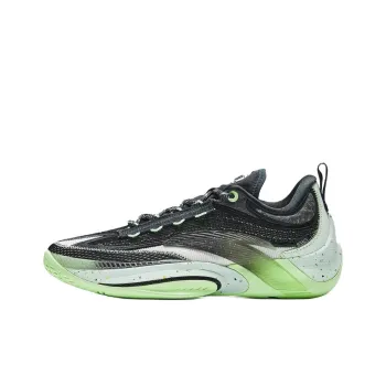 Anta Instant 1 ESG Slip Resistant, Abrasion Resistant, And Balanced Low Top Basketball Shoes Men's Black Green