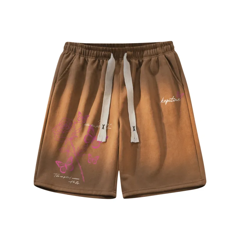 Kepu Casual Shorts Unisex Black-6