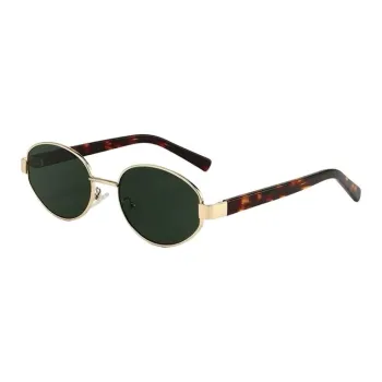 YUZHAOLIN Metal Plastic Oval Sunglasses Unisex