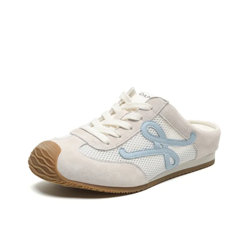 DAPHNE Rubber Sole Closed Toe Slippers Women's-0