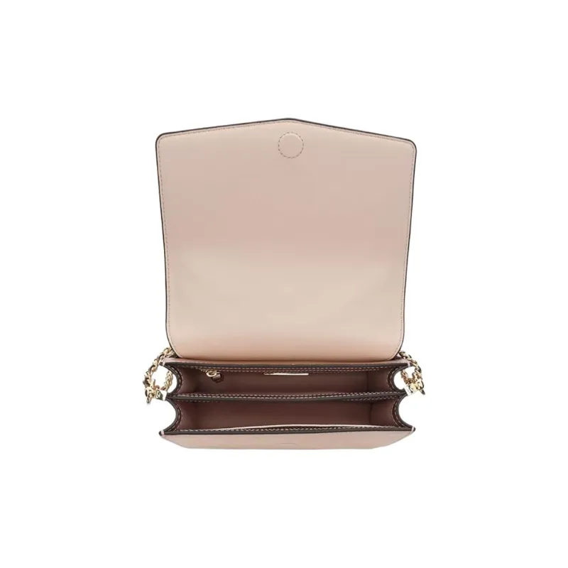 Burberry Leather Shoulder Bag Regular Women's Light Rose Gold-4