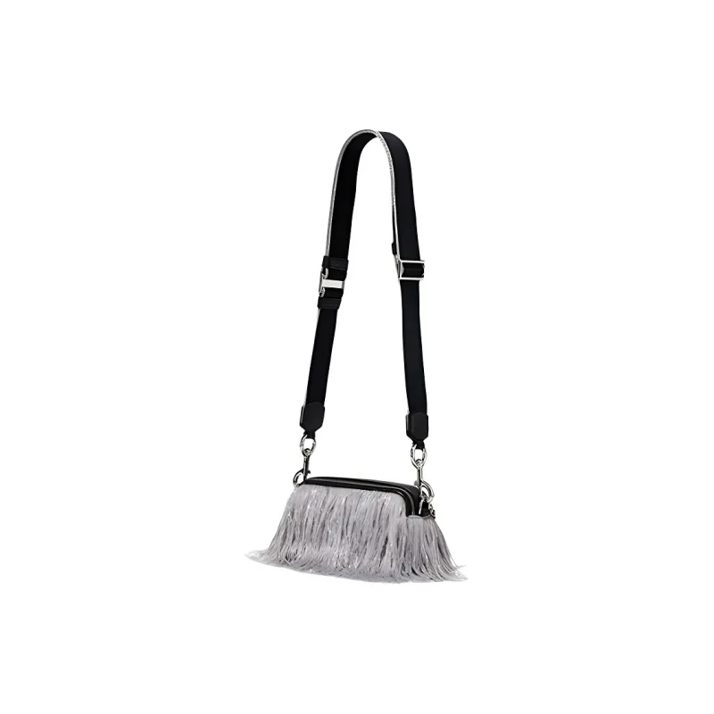 MARC JACOBS Acetate Camera Bags Crossbody Bag Shoulder Bag Regular Women's Silver Gray-3