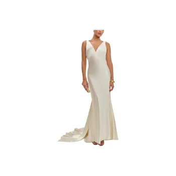 REFORMATION Margot Silk Dress Sleeveless Dress Women's