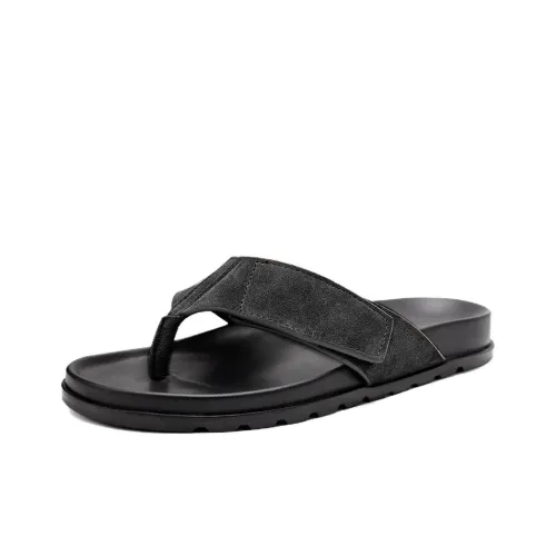 Voguhomme Rubber Sole Slip Resistant Flip Flops Men's