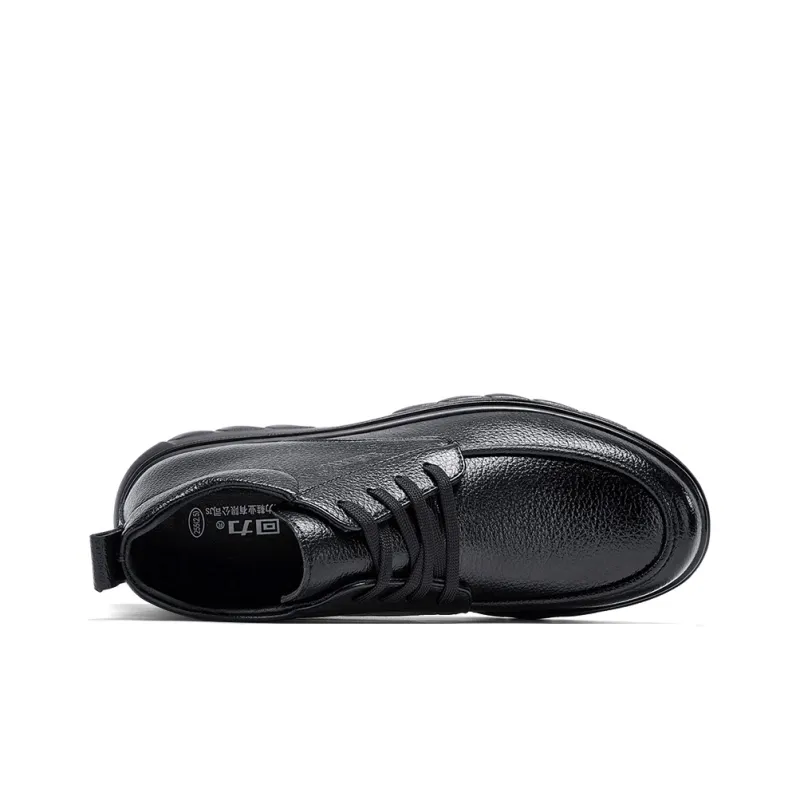 Warrior Comfortable, Versatile, And Breathable Formal Wear Casual Leather Shoes For Men, Black-3
