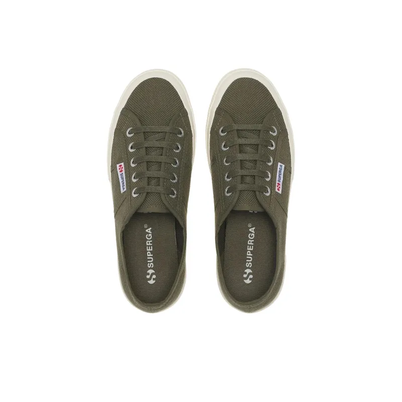SUPERGA 2750 COTU CLASSIC Abrasion Resistant Low Top Skateboard Shoes Unisex Green-3
