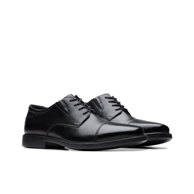Clarks Cosgrove Cap Dress Shoes Men's Black-2