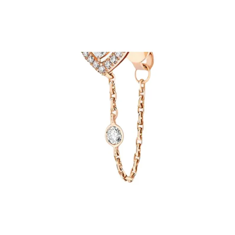 MESSIKA Diamond Earrings Women's Rose Gold-1