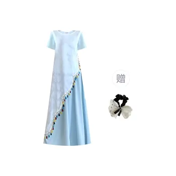 PAVEA Two Piece Skirt Sets Women's Three Piece Set+Hair Tie Comes With