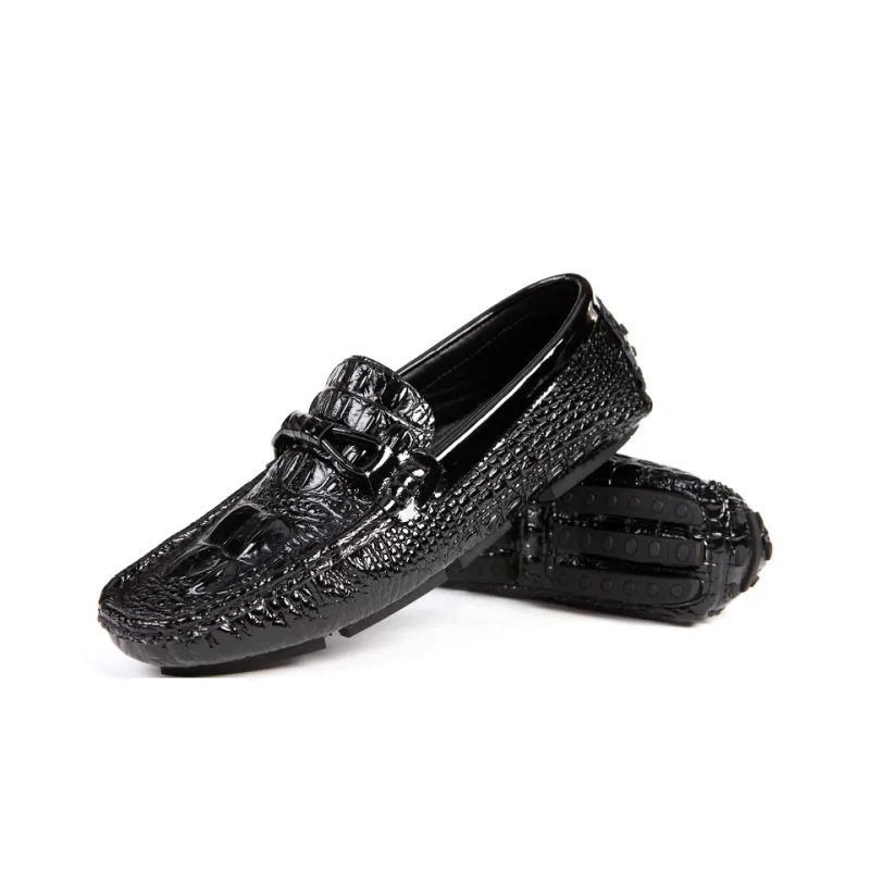 WESTLINK Gommino Loafers Men Black-3
