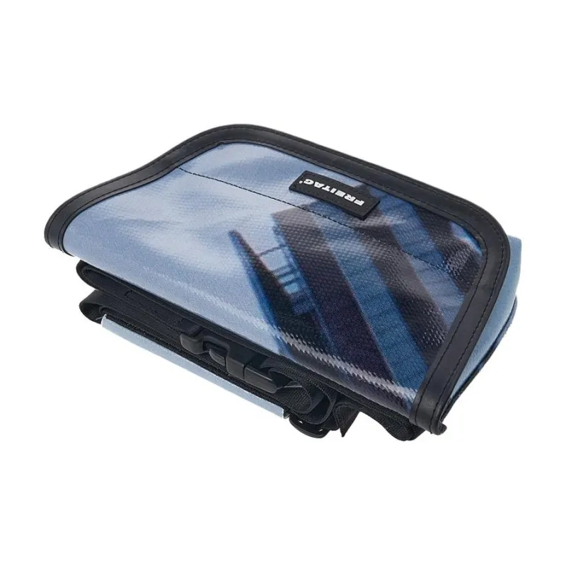 FREITAG F40 JAMIE Polyester Crossbody Bag, Shoulder Bag Unisex Dark Blue & Light Blue-3