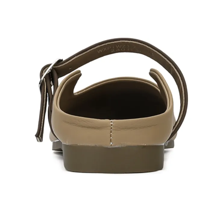 Warrior Abrasion Resistant Slip Resistant Closed Toe Slippers Women's Camel-2