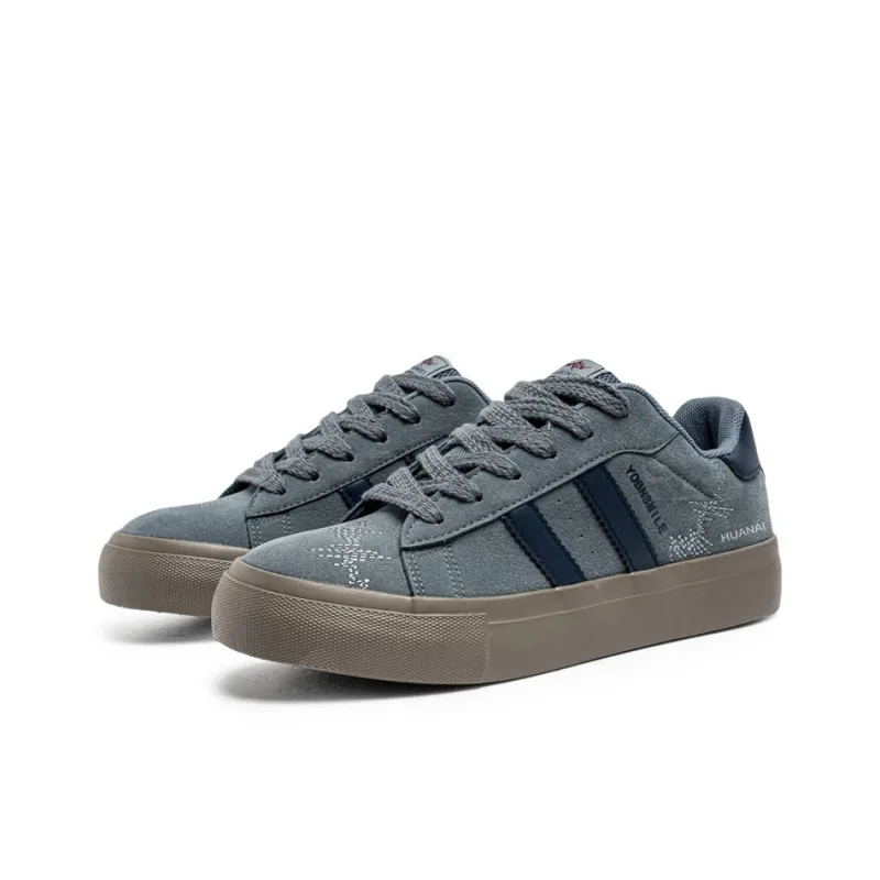 HUANAI Slip Resistant, Abrasion Resistant, Breathable Low Top Skateboard Shoes Men's-5