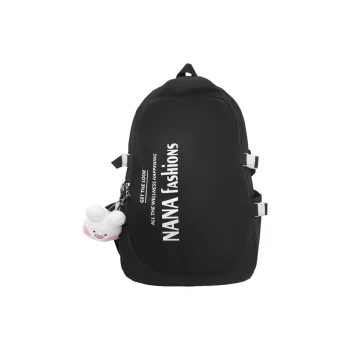 Wolfhorse Nylon Backpack Regular Unisex Black/white Gray/white Red/pink