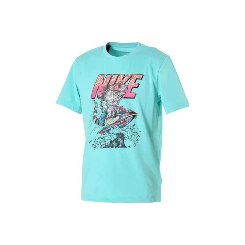 Nike Clothing T Shirts Men Turquoise-0