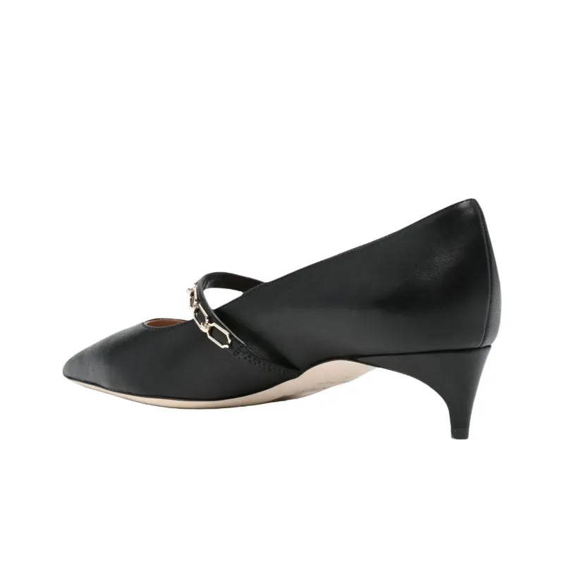 Malone Souliers Virna Slim Heel High Heels 4cm Women's Black-3