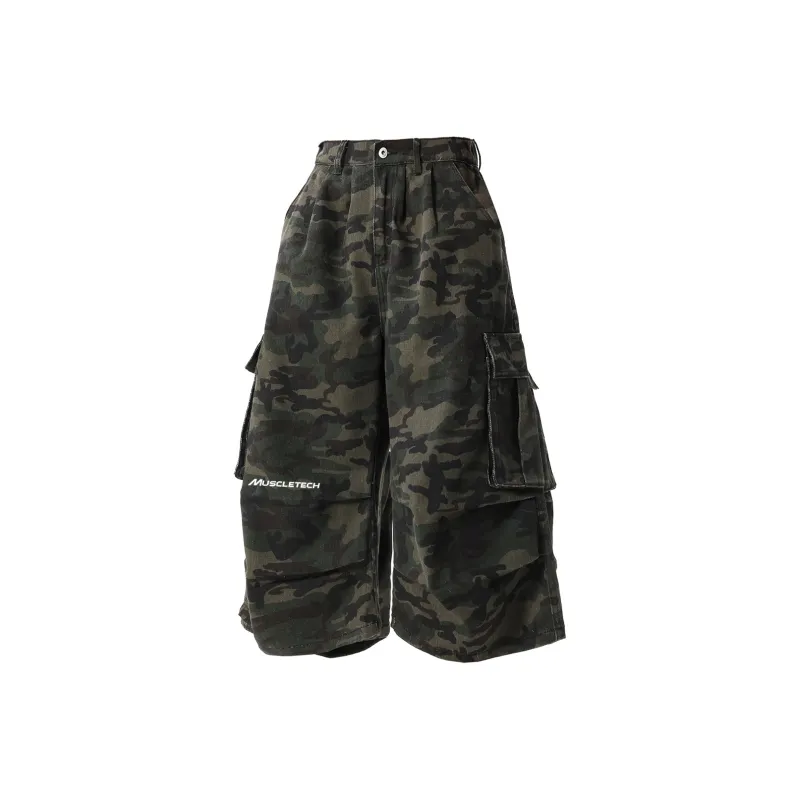 MUSCLETECH Cargo Shorts Unisex Camouflage-0