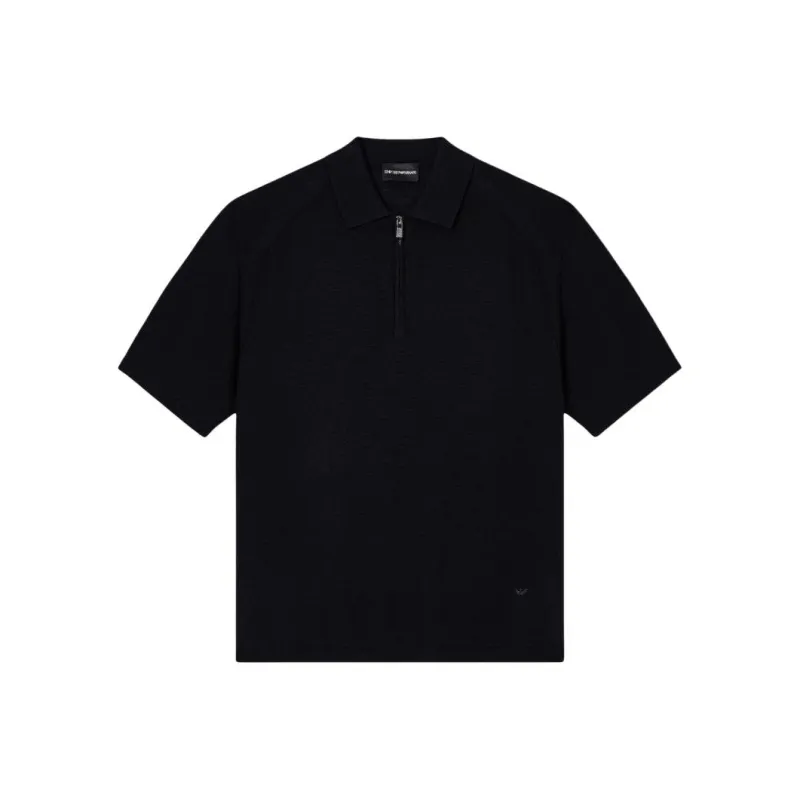 EMPORIO ARMANI SS25 Polo Shirt Men's Black-0