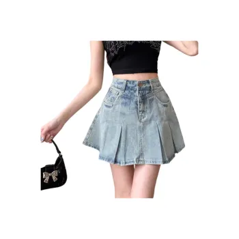 YINLEI Denim Short Skirts Women's