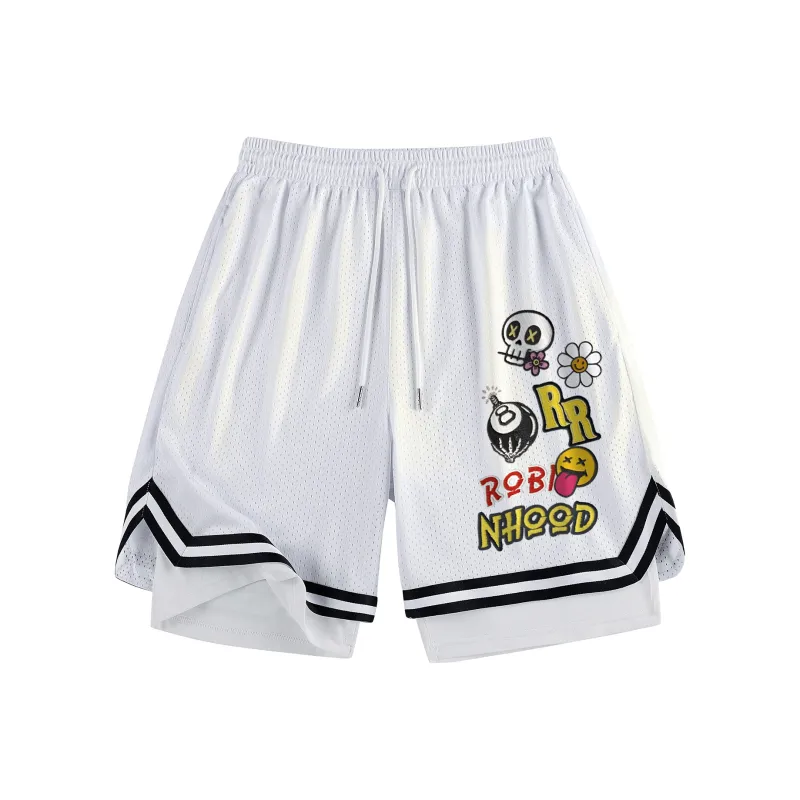 ROBINHOOD Basketball Shorts Unisex-5