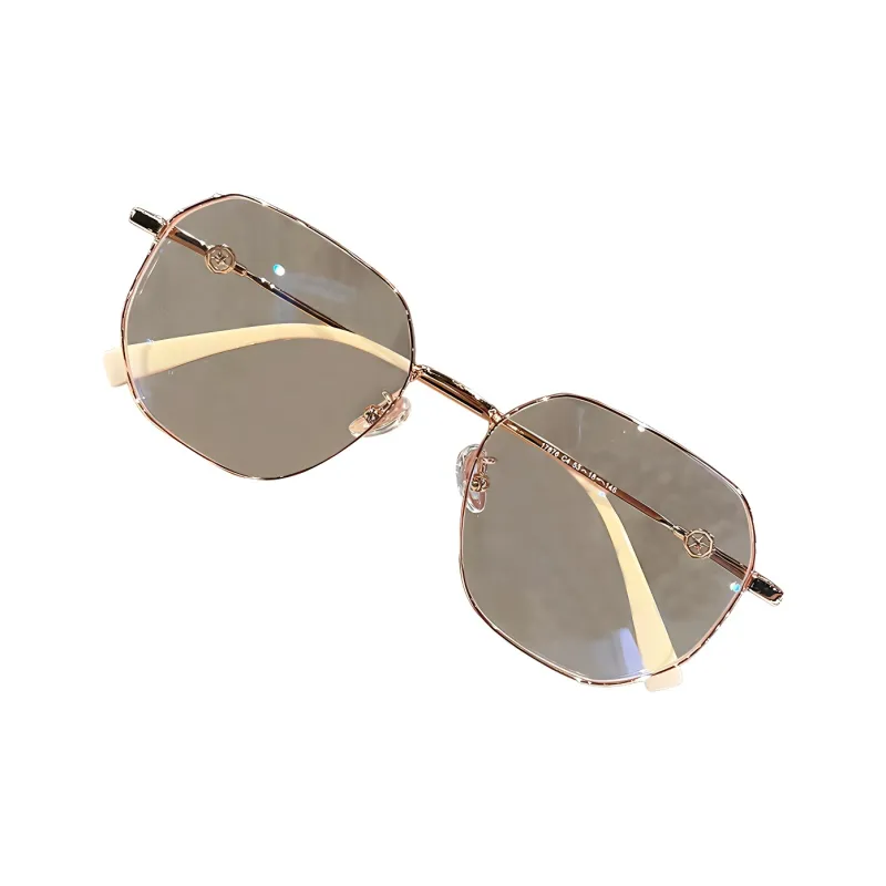 Cranta Komeia Metal Irregular Shape Sunglasses Women's-0