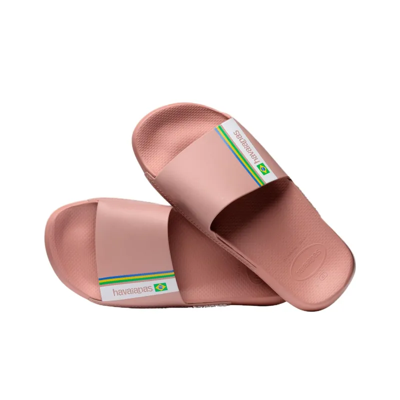 Havaianas Abrasion Resistant Slide Slippers Unisex Peach-2