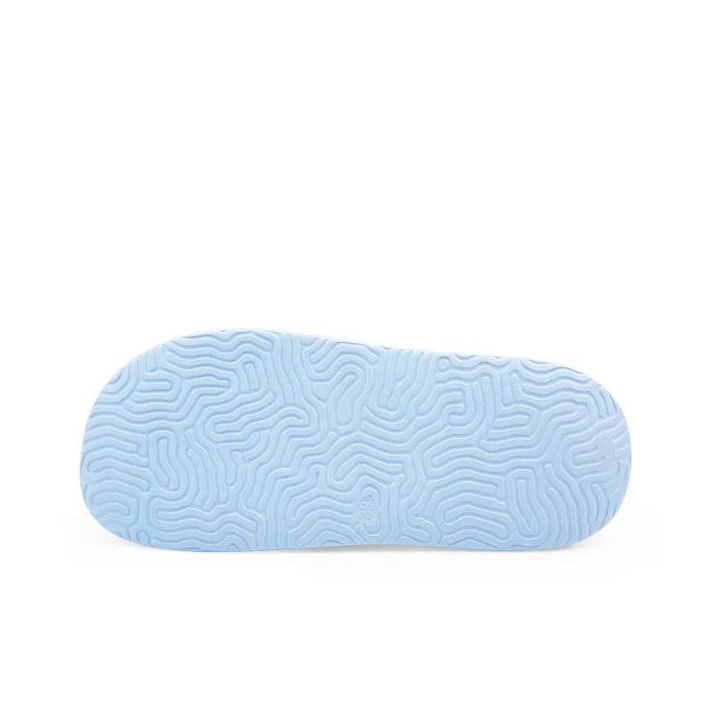 PEAK Tai Ji1.0 EVA Quiet Slip Resistant Abrasion Resistant Slide Slippers Women's Sky Blue-6