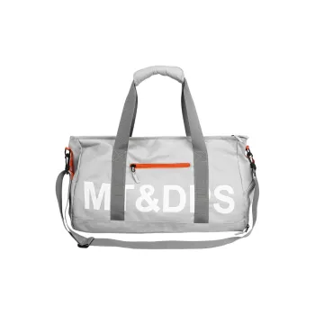 Meow In The Grass Nylon Travel Bag Unisex Black/Gray