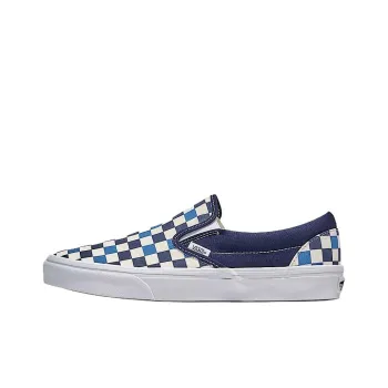 Vans Classic Slip On Checkerboard Navy Blue White
