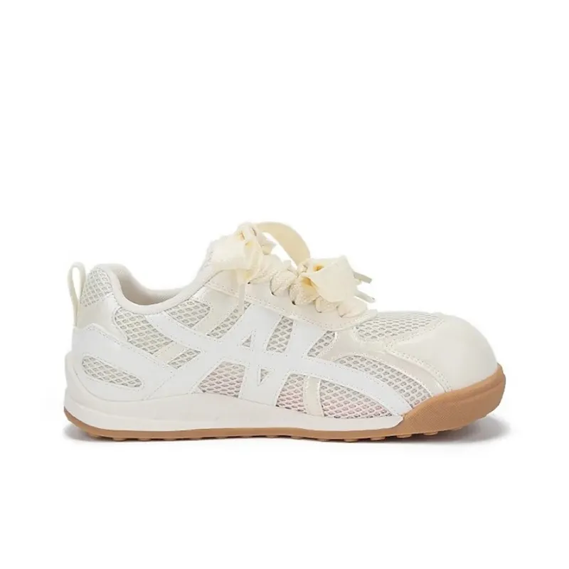 PIYOPIYO Low Top Skateboard Shoes Women's Ecru-3
