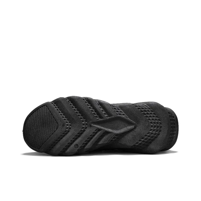 Binary Height Increasing, Abrasion Resistant, Lightweight, And Breathable Low Top Casual Shoes Men's Black-4