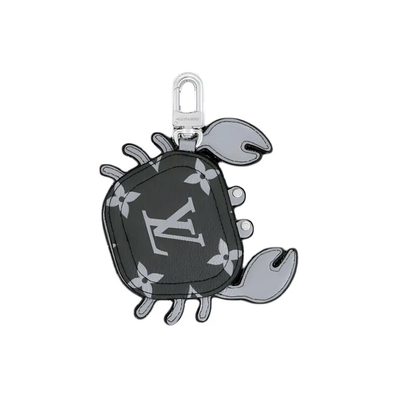 LOUIS VUITTON Crab Leather Bag Accessory Women's Silver-1