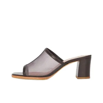 Staud Slip Resistant Slide Slippers 6cm Women's Brown