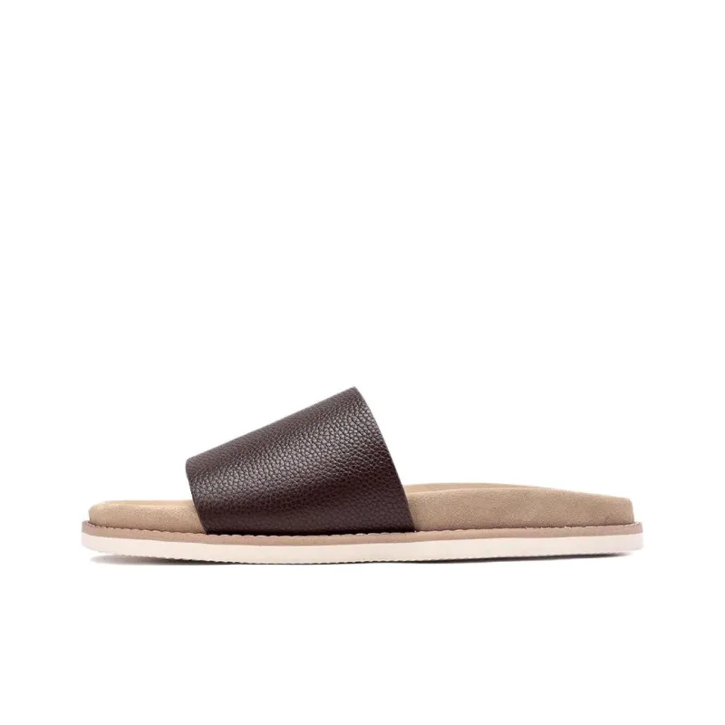 Voguhomme Rubber Sole Slip Resistant Slide Slippers Men's-3