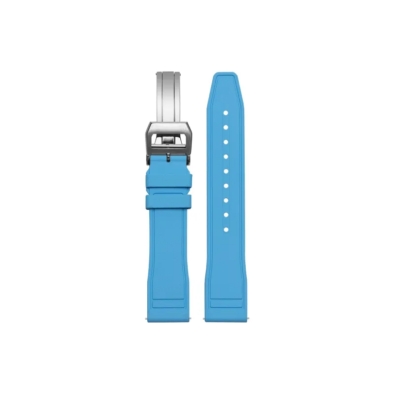 FUDIEN Compatibility With IWC Pilot Mark 'The Little Prince' Quick Release Strap Watch Band Fluoroelastomer Material-39