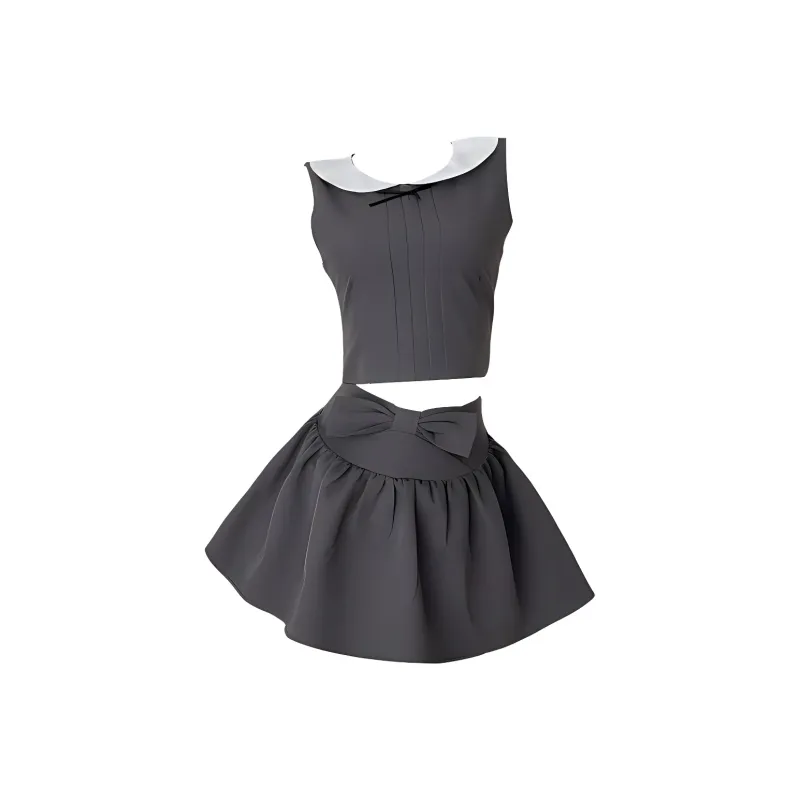 IQC Two Piece Skirt Sets Women's-0