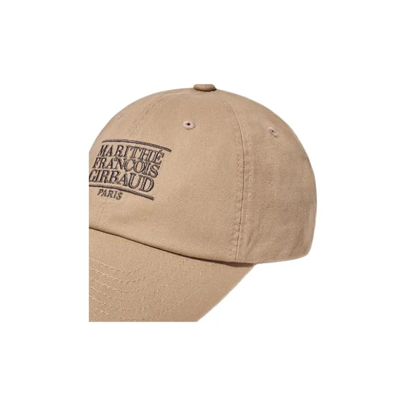 MARITHE FRANCOIS GIRBAUD Cotton Baseball Caps Unisex Dark Beige-2