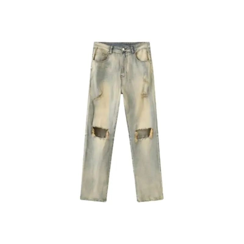 KVIV Jeans Men Yellow Mud--3