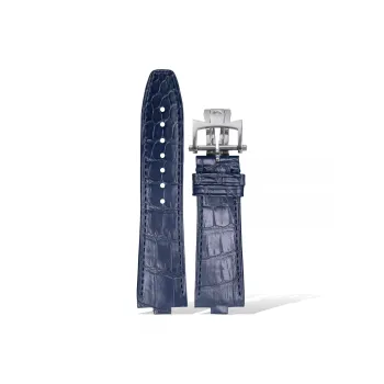 Yuloran Vacheron Constantin Compatibility Watch Band Crocodile Leather, Calfskin Material