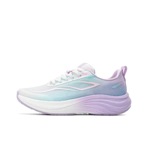 XIDELONG Cushioning, Slip Resistant, And Abrasion Resistant Low Top Casual Running Shoes Women's Blue Purple