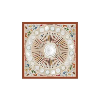 LONGCHAMP Silk Scarves Women's Orange