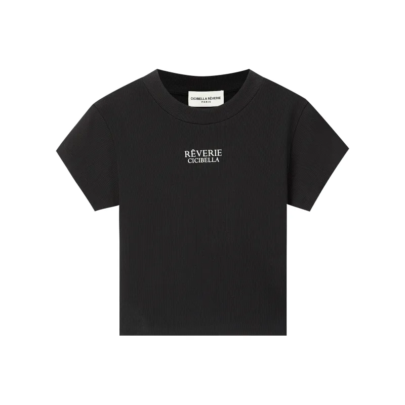 Cicibella T Shirts Unisex Black-0