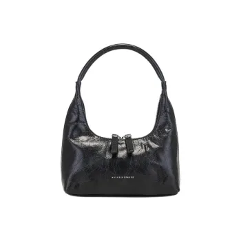 MARGESHERWOOD Patent Leather Handbag Mini Women's Black