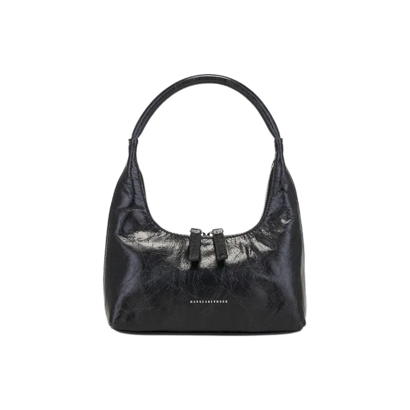 MARGESHERWOOD Patent Leather Handbag Mini Women's Black-0